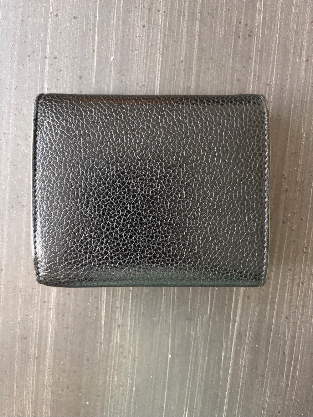 Celine Black Pebbled Leather Wallet - Picture 2 of 7